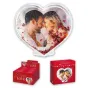 Сердечный фоторамка Zep P9019 8x Photo Love 10x8 см с лепестками роз и конфетти, часть серии Photo Love от Zep.