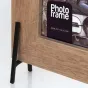 Фотофрейм Zep ML264 Frejus Horizontal 10x15 см - Элегантный деревянный дизайн с черными металлическими ножками, идеален для демонстрации фото размером 10x15 см