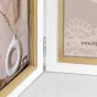 Zep Photo Frame CV437 Ayas 2L 2x 13x18 см - Элегантный белый и коричневый деревянный фоторамка со стеклом для фото размером 36x20,5 см, серия Ayas 2L.