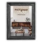 Zep Photo Frame RT246L Torino Black 10x15 см - Стильная черная фоторамка для фото 10x15 см, часть серии Torino Black, с элегантным пластиковым дизайном и качественным стеклом.