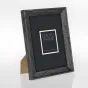 Zep Torino Black RT223L 20x30 cm рамка с подставкой, черный мат и белая этикетка, текстурированная поверхность