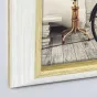 Zep Photo Frame RL46W Corby 10x15 см - Рустиковый деревянный рамка с белым акцентом, идеально подходит для фото размером 10x15 см, элегантный дизайн для домашнего декора