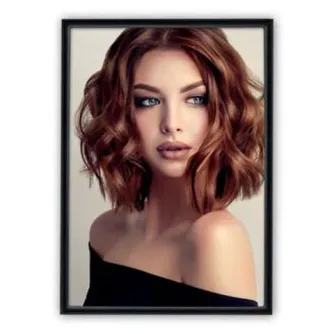 Zep Photo Frame VK577B Silvia Black 13x18 см - Элегантная черная металлическая фоторамка для фото размером 10x15 см, идеально подходит для современных интерьеров
