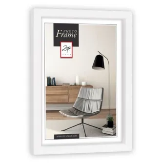 Zep Photo Frame NE446W Newton White 10x15 см - минималистичная белая фоторамка для фото 10x15 см, подчеркивающая современный интерьер