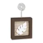 Zep Photo Frame PL823 Monica C 7x12 cm коричневая квадратная рамка с белым листом монстера и металлическим спиральным крючком