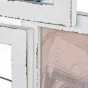 Фото рама Zep Italia серии UT888 Rapallo, белый деревянный вид с потертостями, размеры 4x10x15 и 4x13x18 см, в наборе из нескольких рамок, одна из которых содержит старинную карту.