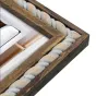 Фоторамка Zep MK357B Lecce Brown 13x18 см с деталями в виде скрученной веревки, текстура дерева и современный дизайн для подарка в интерьер