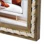 Фоторамка Zep MK357B Lecce Brown 13x18 см с декоративной веревочной рамкой, демонстрирующая роскошную текстуру дерева и потенциал для оформления интерьера