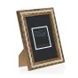 Элегантный фотофрейм Zep MK357B Lecce Brown 13x18 см с декором в виде сплетенной веревки, черный мат с белой табличкой 'PHOTO FRAME' и веб-адресом