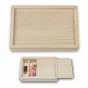 Zep Storage Box Brown USB CX7568 для фото 15x20 см с открытым отсеком, в котором виден USB-кабель и фотография пары
