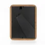Фотофрейм Zep Photo Frame BC446 Baden 10x15 см с деревянной рамкой, черным интерьером и диагональной черной вставкой