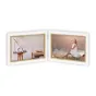 Zep Photo Frame CV964 Ayas 2H 2x10x15 см - Элегантный белый и коричневый деревянный рамка с роскошным покрытием, часть серии Ayas 2H, подходит для фото размером 35,3x12,5 см