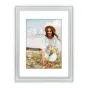 Рамка для фотографий Zep Coira White UT7718, 13x18/18x24 см, настольная версия с декоративным рельефом и паспарту, идеальный подарок для дома или офиса.