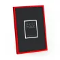 Zep Photo Frame VC368R Alissa Red 15x20 см красный металлический рама с матовой отделкой, бархатная задняя сторона, подходит для фото 10x15 см, для стола и стены