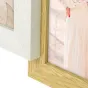 Zep Italia Locarno White рамка DT553W с белой и светлой деревянной отделкой, внутреннее пространство для фотографий 5x10x15 и 1x10x10 см.