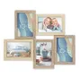 Zep Photo Frame DT996 Oberg 5Q 5x10x15 см коллаж с пятью рамками для фото 10x15 см, современный деревянный дизайн, настенная установка, подходит для дома и офиса