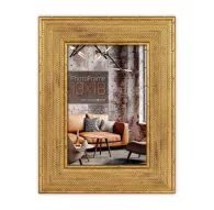 Фотофрейм Zep KA857G Andria Gold 13x18 см - Элегантный золотой фрейм для дома или офиса, идеально подходит для одной фотографии размером 10x15 см.Фотофрейм Zep KA857G Andria Gold 13x18 см - Элегантный золотой фрейм для дома или офиса, идеально подходит для одной фотографии размером 10x15 см.