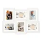 Элегантная фоторамка Zep Photo Frame XK472W Oviedo 6x 10x15 / 15x20 см для настенного монтажа с шестью фотографиями в смещенном расположении.