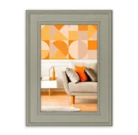 Zep Photo Frame DT368G Spoleto Grey 15x20 см - современный серый пластиковый фоторамка с классическим дизайном для декора дома или офисаZep Photo Frame DT368G Spoleto Grey 15x20 см - современный серый пластиковый фоторамка с классическим дизайном для декора дома или офиса