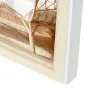 Фотофрейм Zep WD464W Bensen White 10x15 см - неформальный фотофрейм с сочетанием коричневого и белого цвета, классическим квадратным профилем и белым подушечкой. Идеально подходит для дома или офиса.