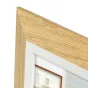 Элегантная фоторамка Zep Photo Frame NT687N Adler Natural 15x20 см с коричневым и белым цветами, классическим квадратным профилем и рельефной декорацией для использования в домашних или офисных условиях.
