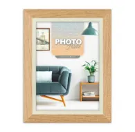Фотофрейм Zep NT237N Adler Natural 20x30 см - Натуральный деревянный рамка с белой матовой окантовкой, идеально подходит для демонстрации фотографий в современном интерьере гостиной.Фотофрейм Zep NT237N Adler Natural 20x30 см - Натуральный деревянный рамка с белой матовой окантовкой, идеально подходит для демонстрации фотографий в современном интерьере гостиной.