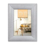 Zep Photo Frame BE768S Rivabella Silver 15x20 cm - Elegant silver frame with textured design for 15x20 cm photos, perfect for home decorZep Photo Frame BE768S Rivabella Silver 15x20 cm - Elegant silver frame with textured design for 15x20 cm photos, perfect for home decor
