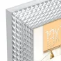 Фоторамка Zep Photo Frame BE768S Rivabella Silver 15x20 см с текстурированной серебристой отделкой и оранжевой этикеткой