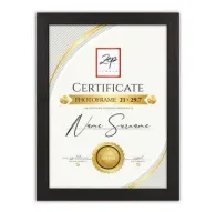 ZepV4721BCertificateBlack21x29,7cmZepV4721BCertificateBlack21x29,7cm