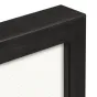 Черный фотофрейм Zep V4721B Certificate Black 21x29.7 см с текстурой дерева, пустой на чистом белом фоне
