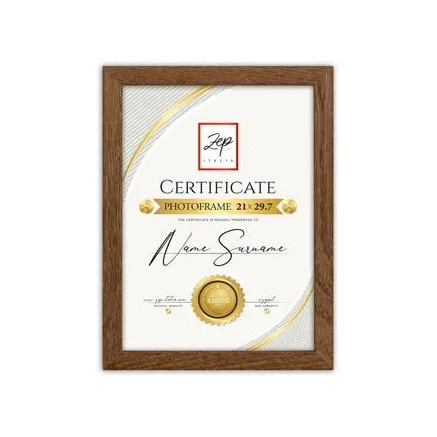 Zep V4721N Certificate Brown 21x29,7 cm