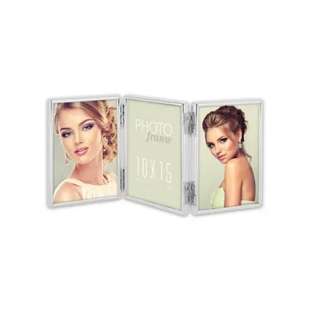 Zep 120TS01-4R Silver Frame Triple 3x10x15 cm