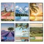 Zep Slip-In Album Set 36x MV5740 Viaggio for 40 Photos 13x19 см - Многоцветные фоторамки с пейзажами, идеально подходящие для демонстрации фотографий размером 13x19 см в стильном оформлении.