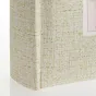 Zep NKW3250 Pergamin Album из 50 листов, 32×32 см, с текстурным светло-белым покрытием и тонким золотым узором, подходит для высококачественных фотографий.