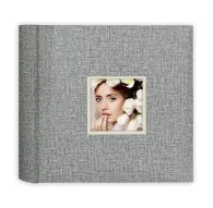 Zep NKG3250 Pergamin Album 50 sheets 32x32 см - Стильный серый фотоальбом с текстурой ткани и центральным портретом среди белых цветов, идеально подходит для хранения воспоминаний в элегантном оформлении.Zep NKG3250 Pergamin Album 50 sheets 32x32 см - Стильный серый фотоальбом с текстурой ткани и центральным портретом среди белых цветов, идеально подходит для хранения воспоминаний в элегантном оформлении.