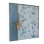 Zep Photo Frame GD242420B Pergamin Album 20 листов 24x24 см закрытый кейс с голубой боковой панелью, цветочным принтом, декоративной веревкой и биркой