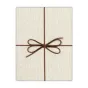 Коробка для хранения Zep BX3514A Piacenza A 15.3x21.4x4 с коричневым бантом, текстурированная бежевая отделка и элегантная упаковка