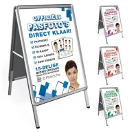 Other Accessories - Benel Photo Sidewalk Sign A1 incl. Passport Photo Poster on 2 Sides - 59.4 - quick order from manufacturerOther Accessories - Benel Photo Sidewalk Sign A1 incl. Passport Photo Poster on 2 Sides - 59.4 - quick order from manufacturer
