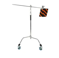 Statīvi apgaismojumam - Sirui C-Stand Kit CS02 ar atsvara maisu un ritentiņiem - ātri pasūtīt no ražotājaStatīvi apgaismojumam - Sirui C-Stand Kit CS02 ar atsvara maisu un ritentiņiem - ātri pasūtīt no ražotāja