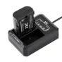 Зарядное устройство JJC DCH-LPE6 для Canon LP-E6/LP-E6N с USB-портом, индикаторами и компактным дизайном