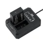 JJC USB двойное зарядное устройство для батарей Canon LP-E17 с индикаторными лампами