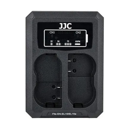JJC Nikon DCH-ENEL15 USB Dual Battery Charger (for Nikon ENEL15 accu) DCH ENEL15