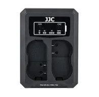 JJC Nikon DCH-ENEL15 USB lādētājs ar diviem slotiem Nikon EN-EL15 baterijām, USB uzlādi un gudriem statusa indikatoriemJJC Nikon DCH-ENEL15 USB lādētājs ar diviem slotiem Nikon EN-EL15 baterijām, USB uzlādi un gudriem statusa indikatoriem