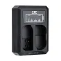 JJC Nikon DCH-ENEL15 USB Dual Battery Charger, kompakts divu bateriju lādētājs ar USB portu un gudrām uzlādes indikācijām