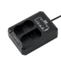 JJC Dual Battery Charger for Nikon EN-EL15 batteries with USB charging and dual-slot design