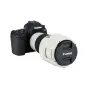 JJC ET-78B Canon Sun Hood for EF 70-200mm F/4L USM II Lens - White Lens Hood with Canon Compatibility