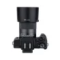 JJC ES-60 Canon lens hood for Canon EF-M 32mm F/1.4 STM lens, protects against glare and lens flare, 43mm diameter, matte black finish