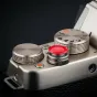 JJC SRB-NSBR Soft Release Button - высококачественная латунная кнопка затвора с красным верхом, текстурированным grip и 3M клеем, предназначенная для профессиональных камер.