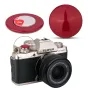 Red soft release button for Fujifilm X-T100 camera, enhancing shutter comfort and reducing vibrations