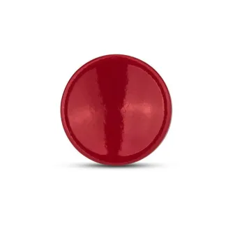 Red circular soft release button JJC SRB-NSCDR for Fujifilm, Sony, Panasonic, Leica, and Canon cameras with 3M adhesive sticker